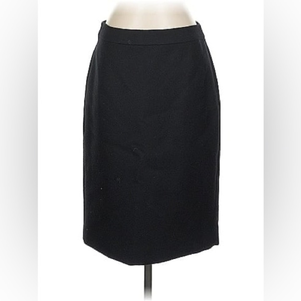 (3/$25) J. Crew Classic Stretchy Black No. 2 Pencil Skirt Size 8